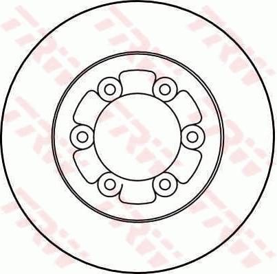 TRW DF1432 - Brake Disc autospares.lv