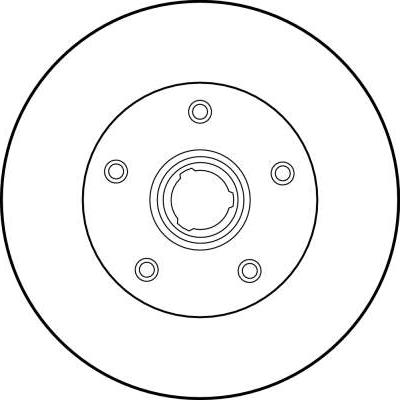 TRW DF1540 - Brake Disc autospares.lv