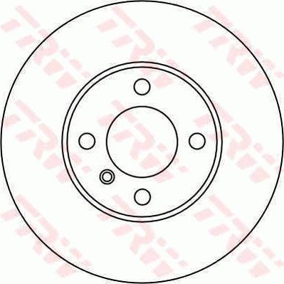 TRW DF1553 - Brake Disc autospares.lv