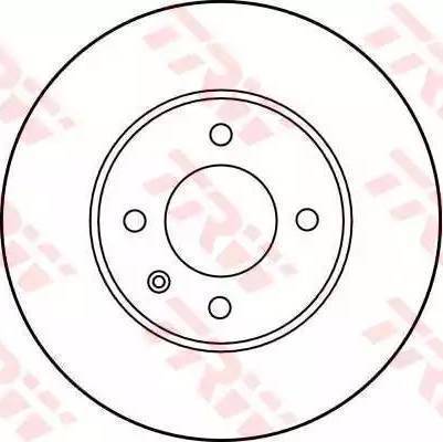 TRW DF1533BP - Brake Disc autospares.lv