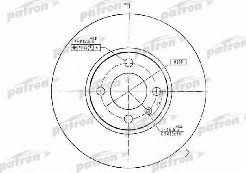 TRW DF1532BP - Brake Disc autospares.lv