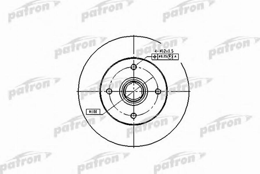 TRW DF1529BP - Brake Disc autospares.lv