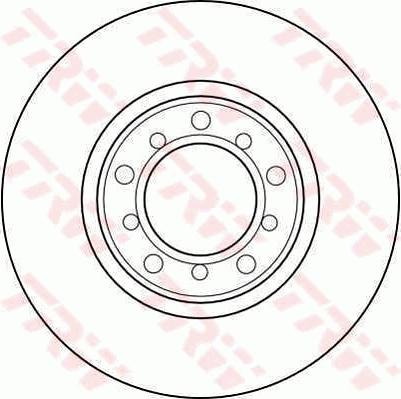 TRW DF1575 - Brake Disc autospares.lv