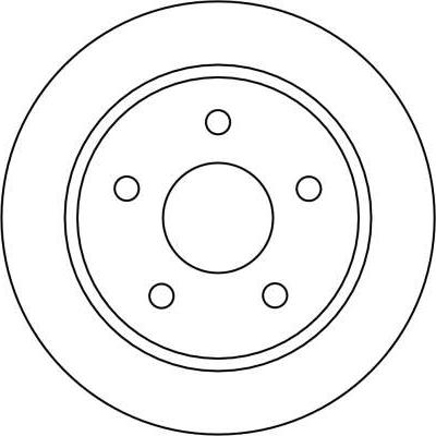 TRW DF1651 - Brake Disc autospares.lv