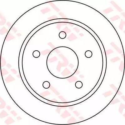 RIDER RD.2625.DF1651 - Brake Disc autospares.lv