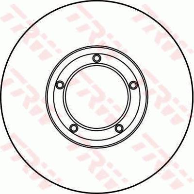 TRW DF1619 - Brake Disc autospares.lv