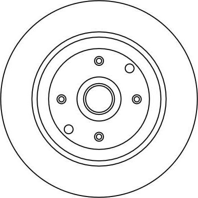 TRW DF1621 - Brake Disc autospares.lv