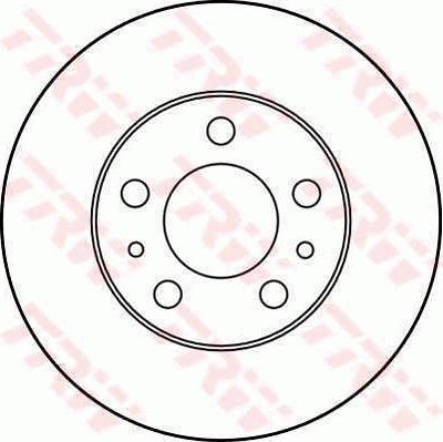 TRW DF1677 - Brake Disc autospares.lv