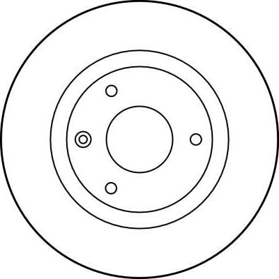 TRW DF1025 - Brake Disc autospares.lv