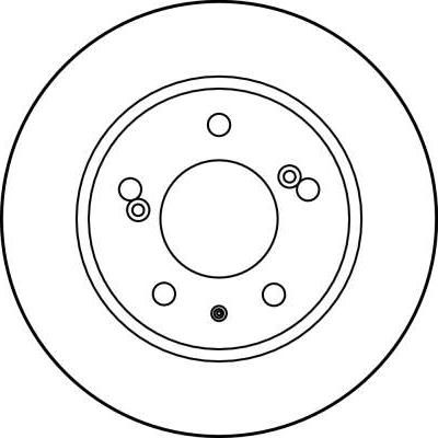 TRW DF1109 - Brake Disc autospares.lv