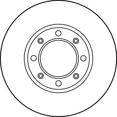 TRW DF1300 - Brake Disc autospares.lv