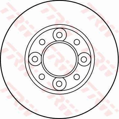 TRW DF1308 - Brake Disc autospares.lv