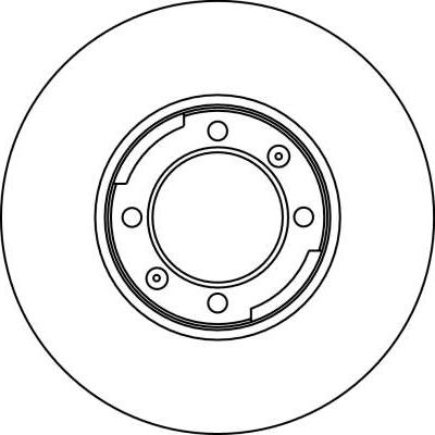 TRW DF1704 - Brake Disc autospares.lv