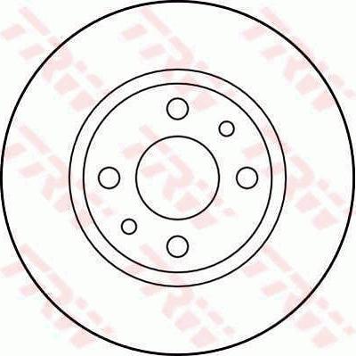 TRW DF1788 - Brake Disc autospares.lv