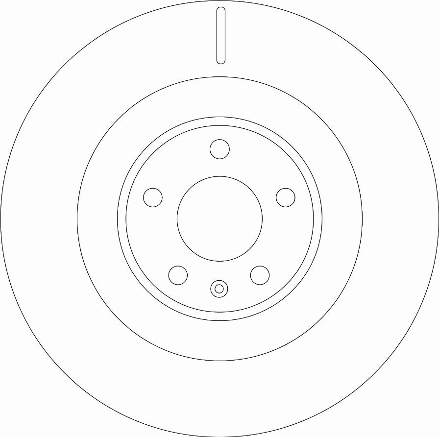 TRW DF8610S - Brake Disc autospares.lv