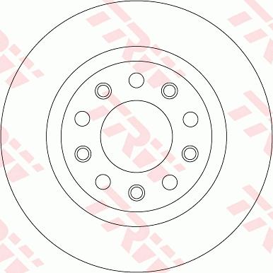 TRW DF8070 - Brake Disc autospares.lv