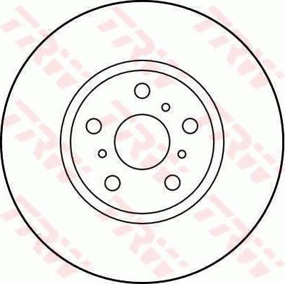 TRW DF3093 - Brake Disc autospares.lv