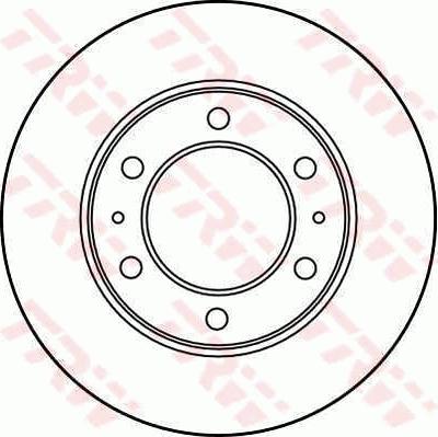 TRW DF3035 - Brake Disc autospares.lv