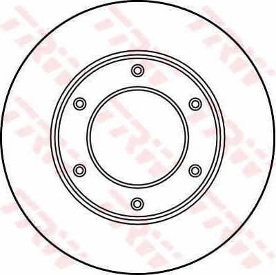 TRW DF3027 - Brake Disc autospares.lv