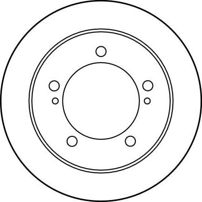 TRW DF3165 - Brake Disc autospares.lv