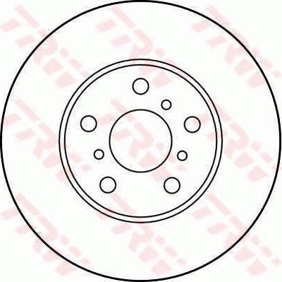 TRW DF3115 - Brake Disc autospares.lv