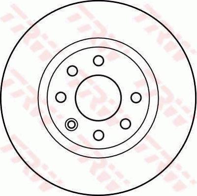 TRW DF2564 - Brake Disc autospares.lv