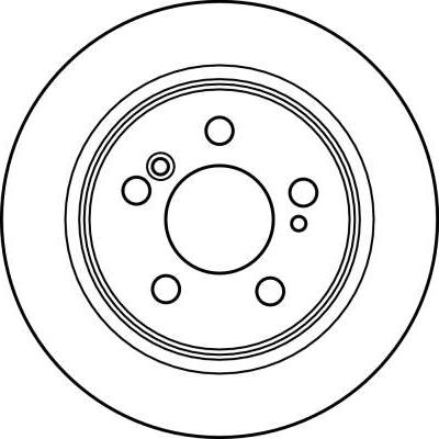 TRW DF2563 - Brake Disc autospares.lv