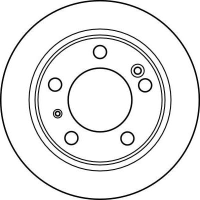 TRW DF2583 - Brake Disc autospares.lv