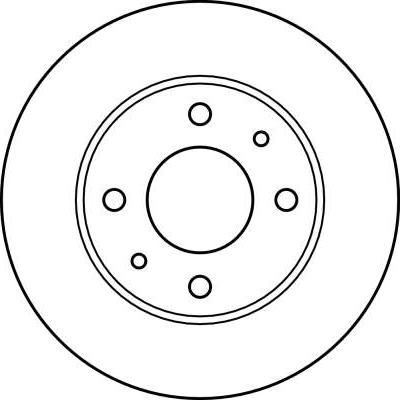 TRW DF2575 - Brake Disc autospares.lv