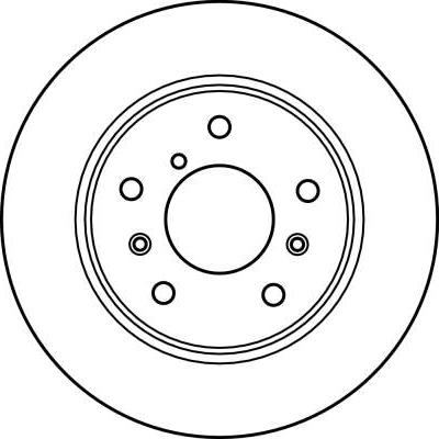 TRW DF2571 - Brake Disc autospares.lv