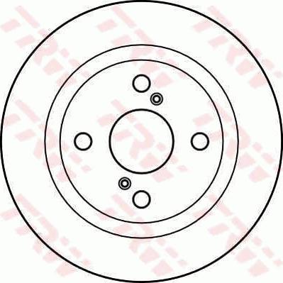 TRW DF2643 - Brake Disc autospares.lv