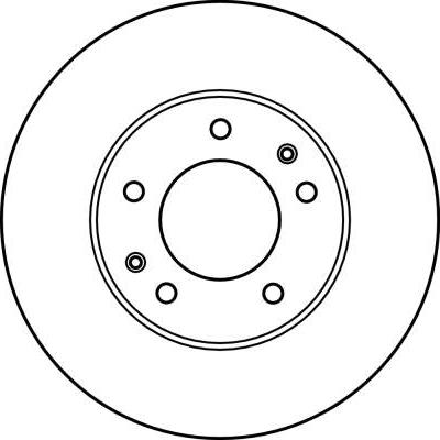 TRW DF2606 - Brake Disc autospares.lv