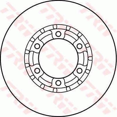 TRW DF2634 - Brake Disc autospares.lv