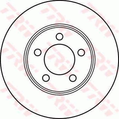 TRW DF2624 - Brake Disc autospares.lv