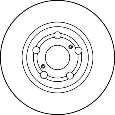 TRW DF2742 - Brake Disc autospares.lv