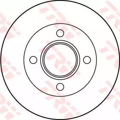 TRW DF2753BP - Brake Disc autospares.lv