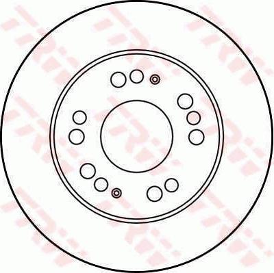 TRW DF2718 - Brake Disc autospares.lv