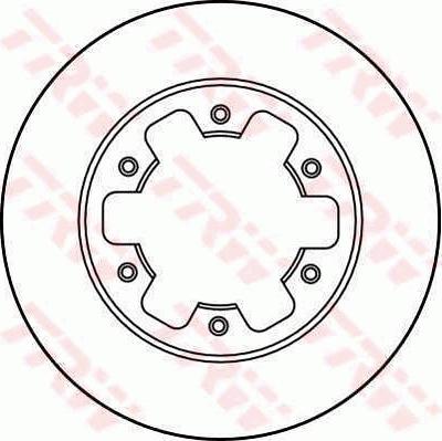 TRW DF2738 - Brake Disc autospares.lv