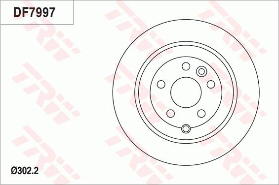 TRW DF7997 - Brake Disc autospares.lv