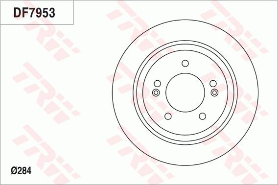 TRW DF7953 - Brake Disc autospares.lv