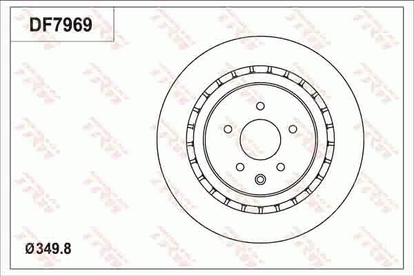 TRW DF7969 - Brake Disc autospares.lv