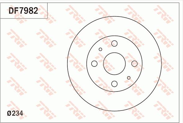 TRW DF7982 - Brake Disc autospares.lv