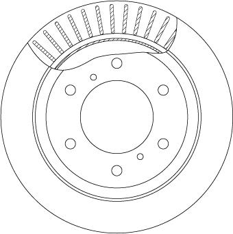 TRW DF7061S - Brake Disc autospares.lv