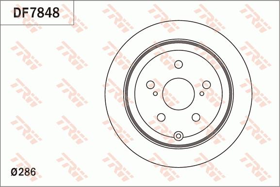 TRW DF7848 - Brake Disc autospares.lv