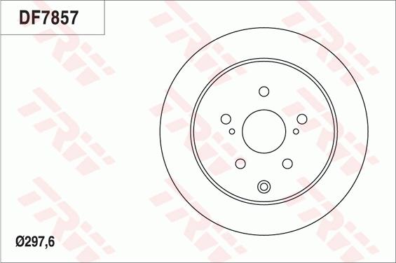 TRW DF7857 - Brake Disc autospares.lv