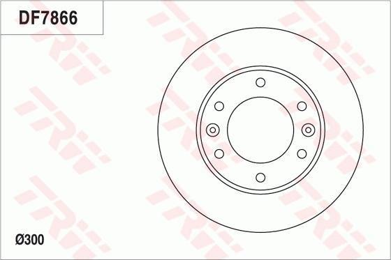 TRW DF7866 - Brake Disc autospares.lv