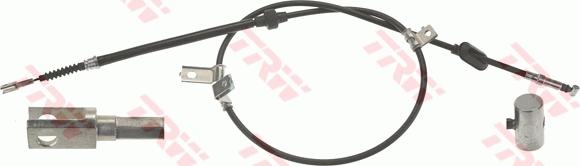 TRW GCH605 - Cable, parking brake autospares.lv