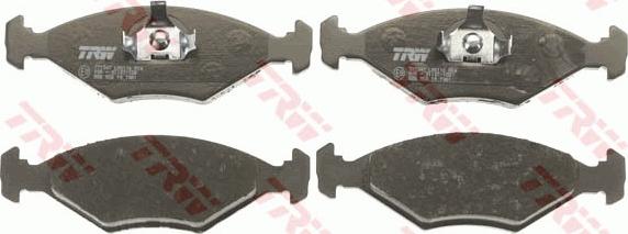 TRW GDB958 - Brake Pad Set, disc brake autospares.lv