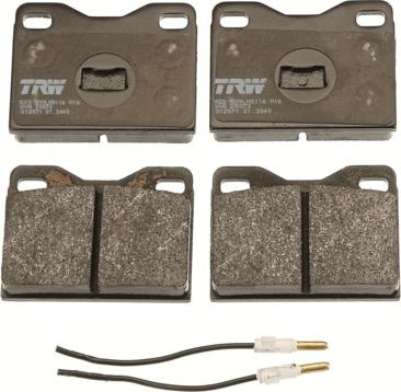 TRW GDB909 - Brake Pad Set, disc brake autospares.lv