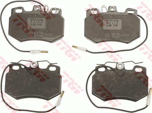 TRW GDB446 - Brake Pad Set, disc brake autospares.lv